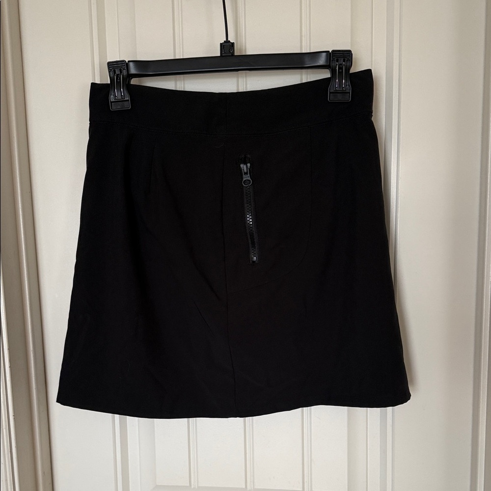 Fila Women's Black Skirt with Zipper Detail